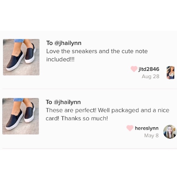 Black slip on sneakers - Picture 3 of 11